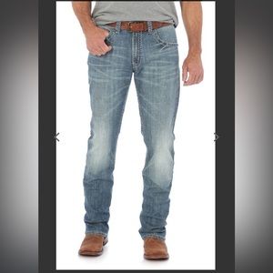 Men’s Wrangler 20X Medium Wash Slim Fit Straight Leg 40x34 Western Jeans